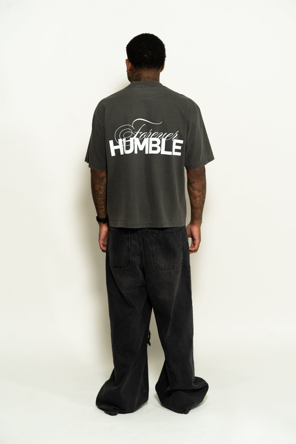 Forever Humble T-Shirt Washed Charcoal