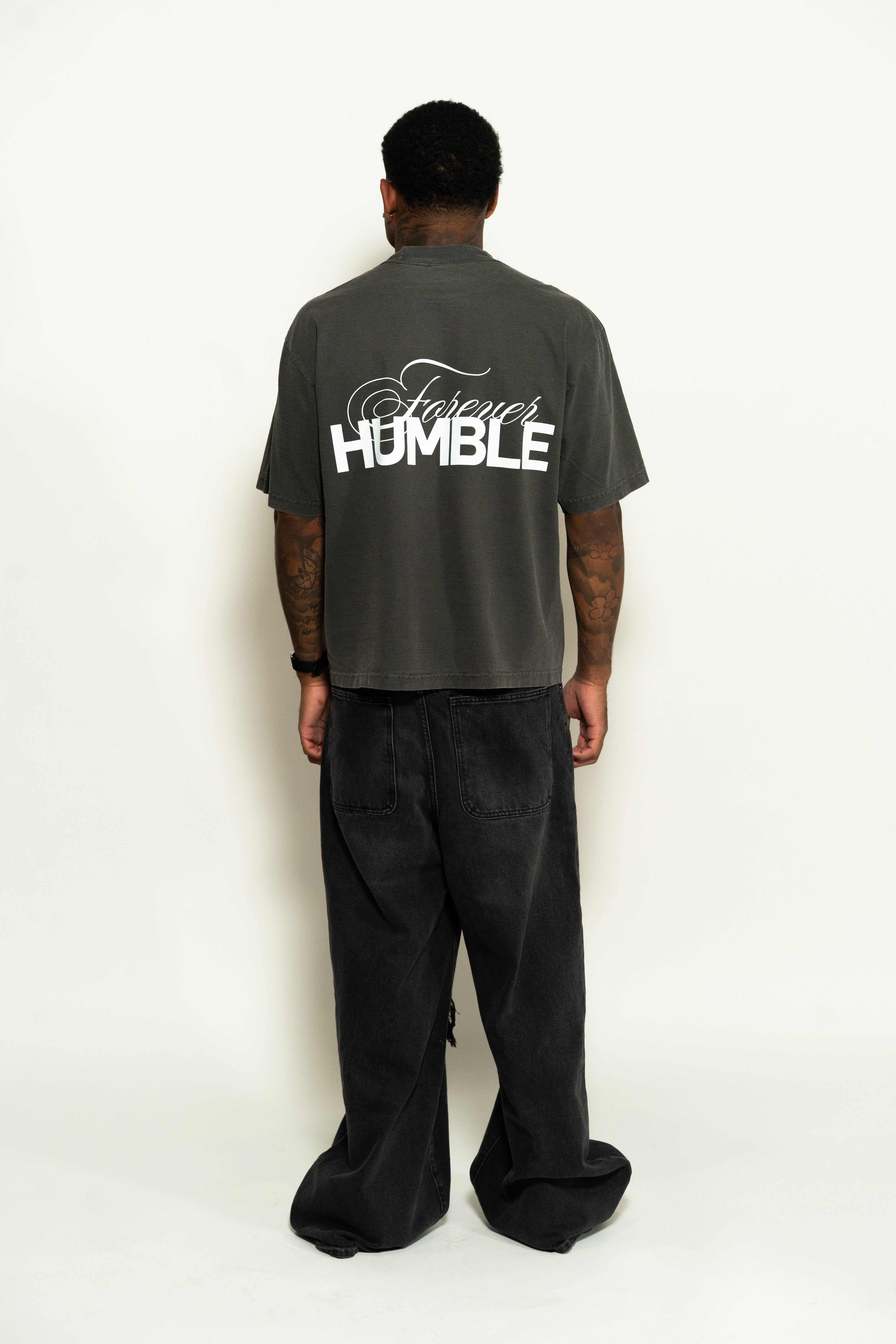 Forever Humble T-Shirt Washed Charcoal