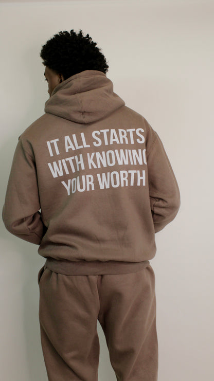 It Starts With Hoodie (Brown)