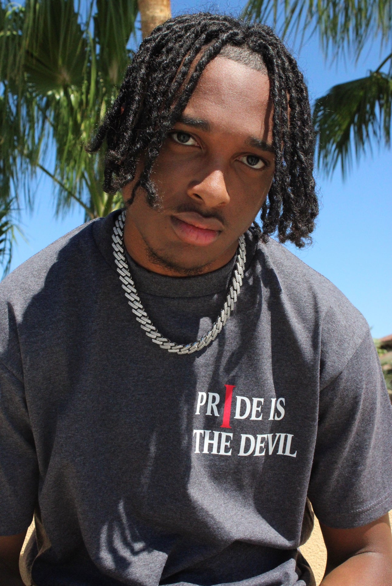 Pride Is The Devil Heavyweight Tee (Charcoal)