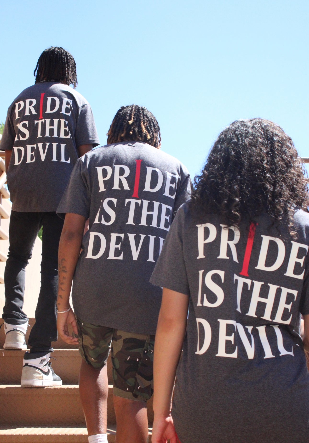 Pride Is The Devil Heavyweight Tee (Charcoal)