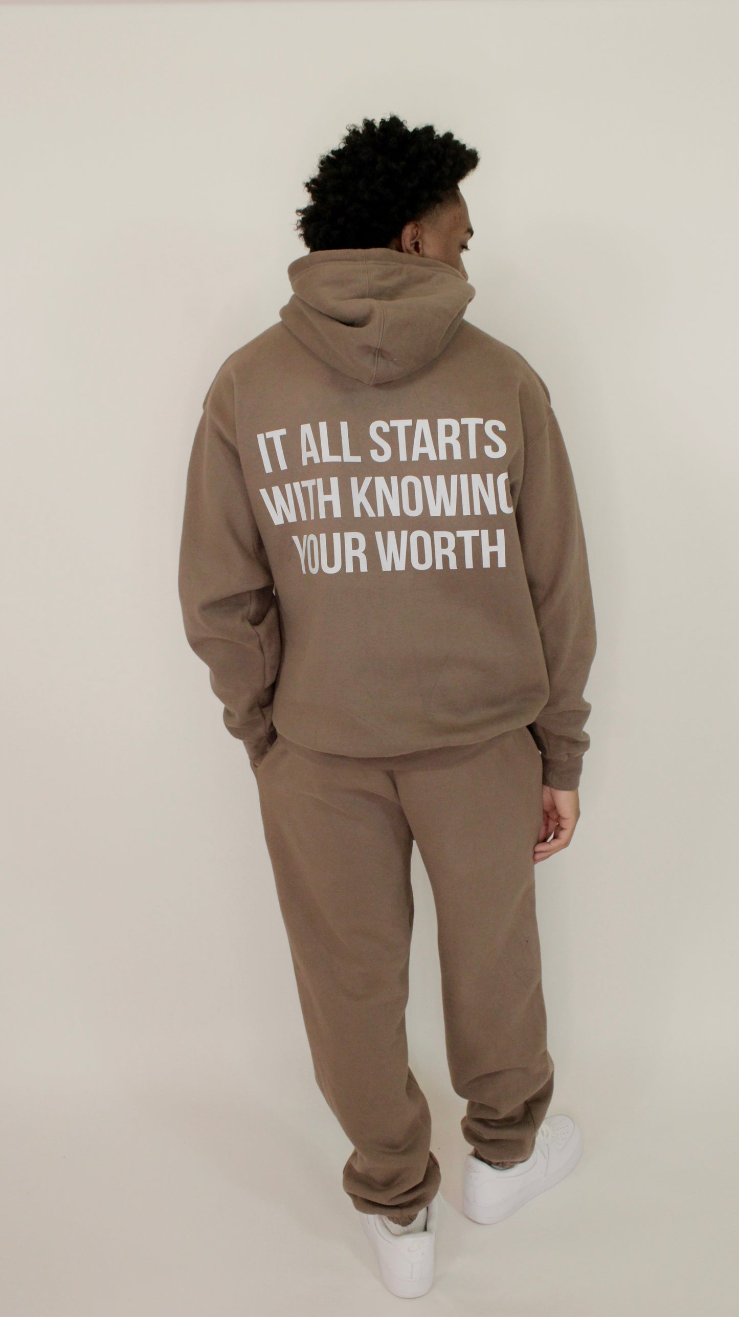 It Starts With Hoodie (Brown)