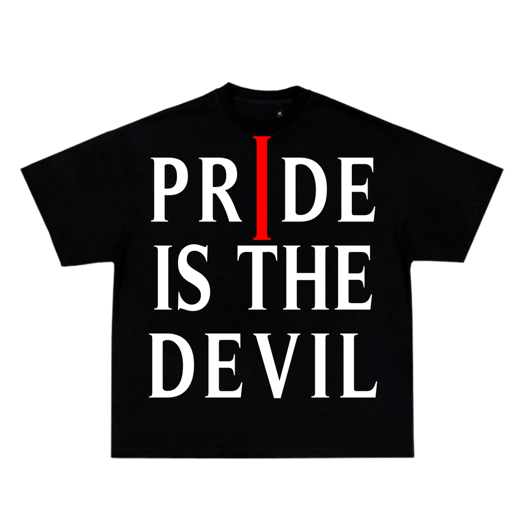 Pride Is The Devil Heavyweight Tee (Black)
