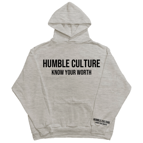 HC Know Your Worth Hoodie Grey